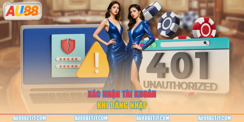 Xác nhận tài khoản khi đăng nhập